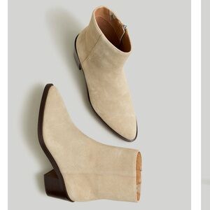 NWT Madewell The Darcy Ankle Boot in Walnut Shell